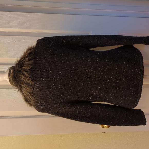 Faux fur INC cardigan - Picture 2 of 4